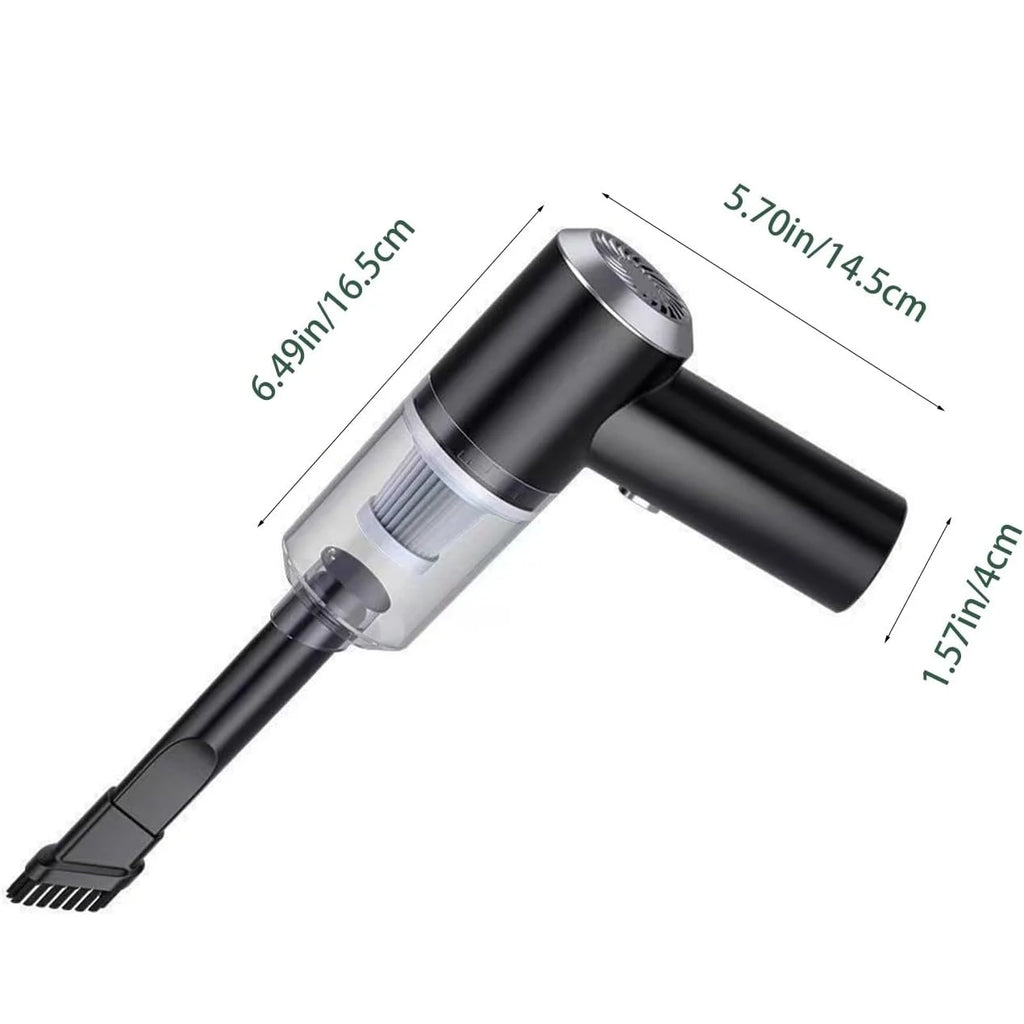 3 In 1 Integrated Suction And Blowing Vacuum Combination Vacuum Cleaner USB Charging Small Car Household Vacuum Cleaner