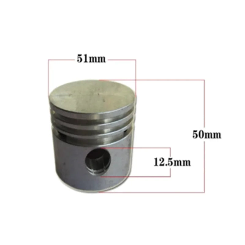 42/47/48/51/65/80/90mm piston for direct driven air compressor, belt driven air compressor. compressor pistons.