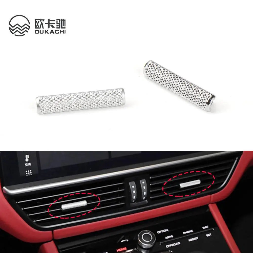Wind Strip Interior Decoration Car Accessories for Porsche Cayenne 2017-2021 Air Vent Strip Auto Car Interior Decoration