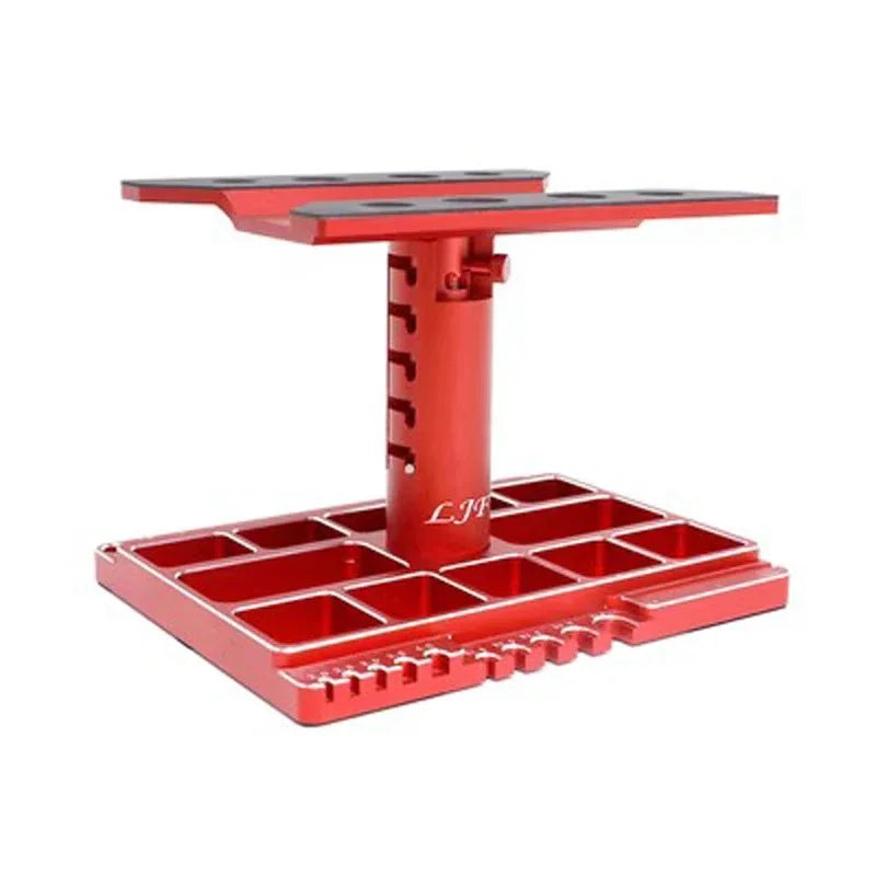RC Cars Tool Heightening Work Stand Assembly Platform 360 Degree Rotate Repair Station for 1/10 Crawler Car Model Accessories