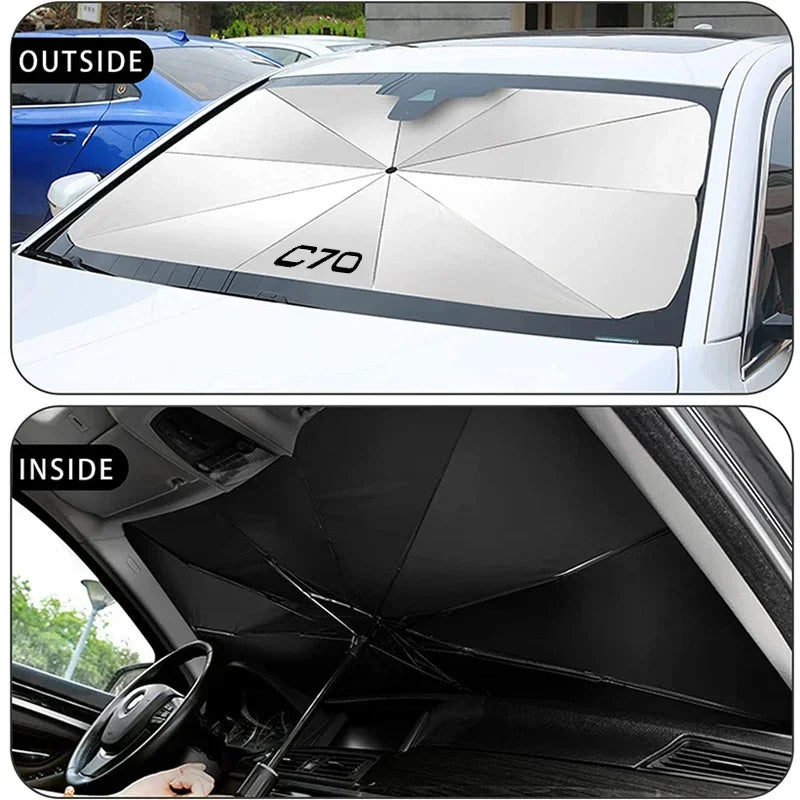 Car parasol car interior windshield sun visor for Volvo XC90 XC60 C30 T6 S60 C70 XC40 V40 XC70 V60 V50 S80 S40 AWD V90 S90
