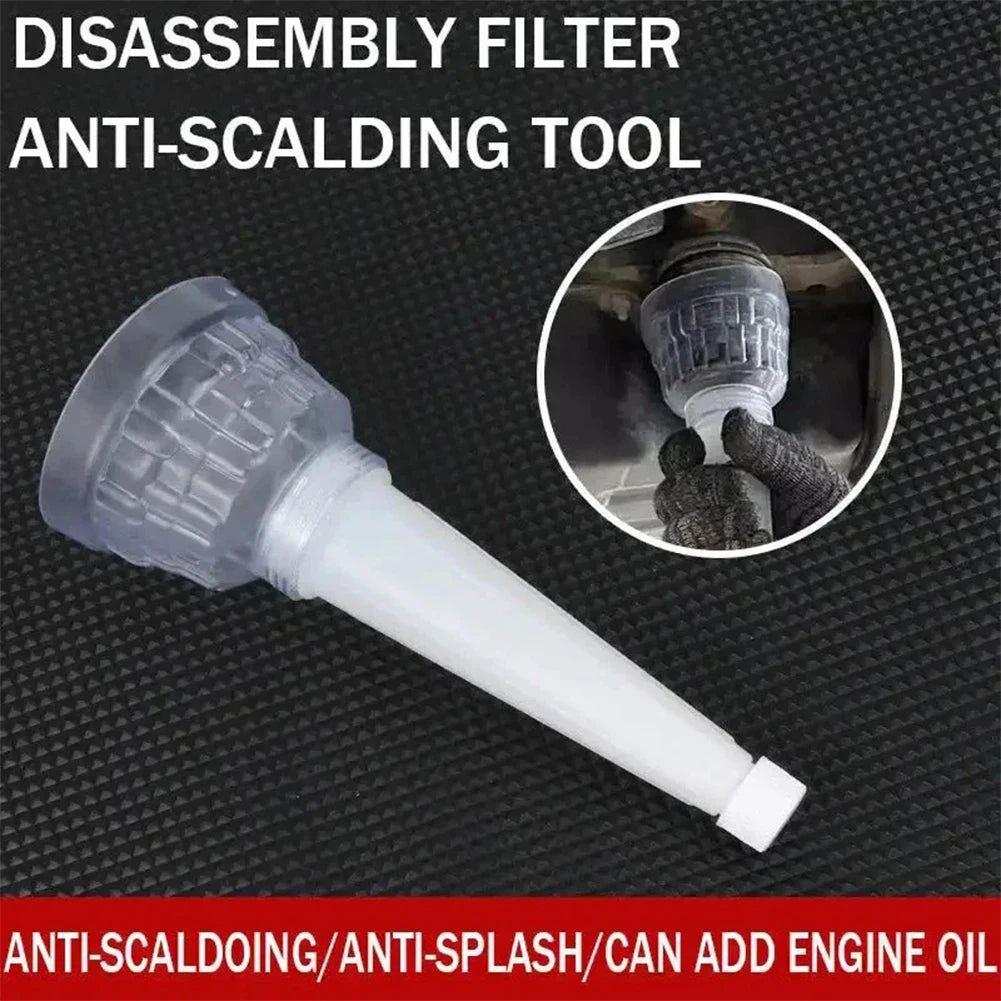 Anti-scalding Car Oil Filter Removal Tool Universal Funnel Filter Removal Funnel Vehicle Oil Change Tools 1/2/3pcs