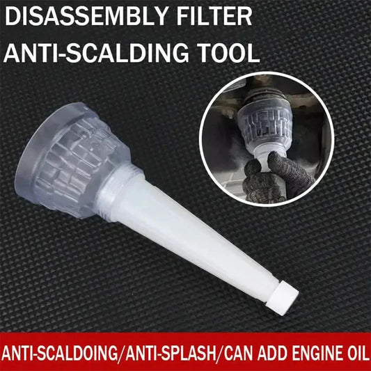 Anti-scalding Car Oil Filter Removal Tool Universal Funnel Filter Removal Funnel Vehicle Oil Change Tools 1/2/3pcs