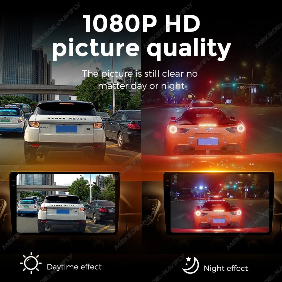 NaviFly Car DVR Dash Cam Full HD 1080P Dash Cam DVD Android Car Navigation Player ADAS Anti-Collision Alarm Video Recording