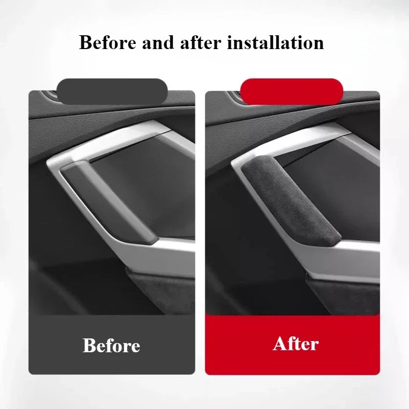 For Audi Q3 2019-2022 Car Interior Supplies Modified Decorative Supplies Door Handle Car Handle Decorative Modification Cover