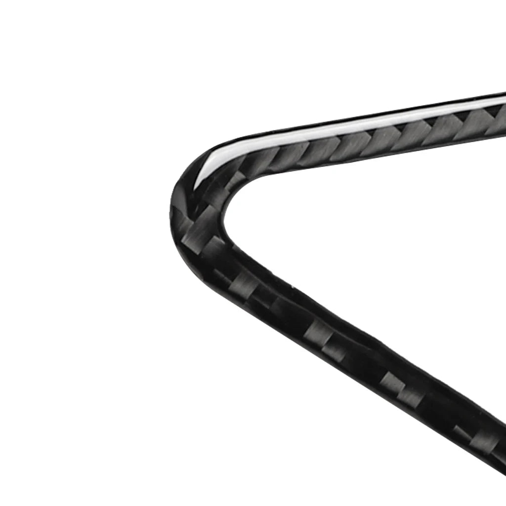 Para Audi A3 8V 2014-2019, 4 piezas de fibra de carbono para manija de puerta interior, marco de cuenco, cubierta embellecedora, accesorios de estilo para automóvil