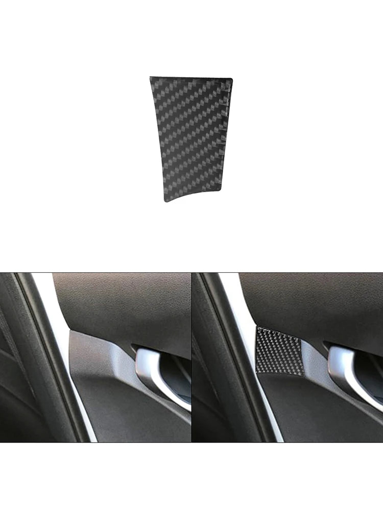 Car Carbon Fiber Interior Mouldings Decorative Stickers For Hyundai Veloster 2019 2020 2021 2022 Cover Trim Accessories