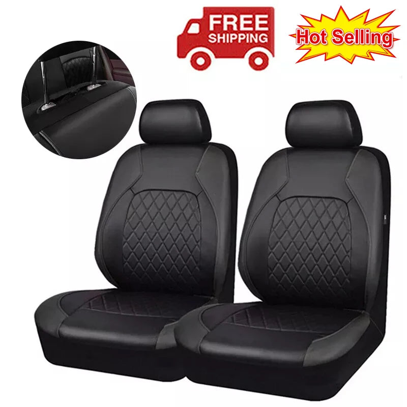 Car Seat Cover Breathable PU Leather Full Surrounded Vehicle Seat Protection Cushion Interior Accessories For Suv Pick-up Truck