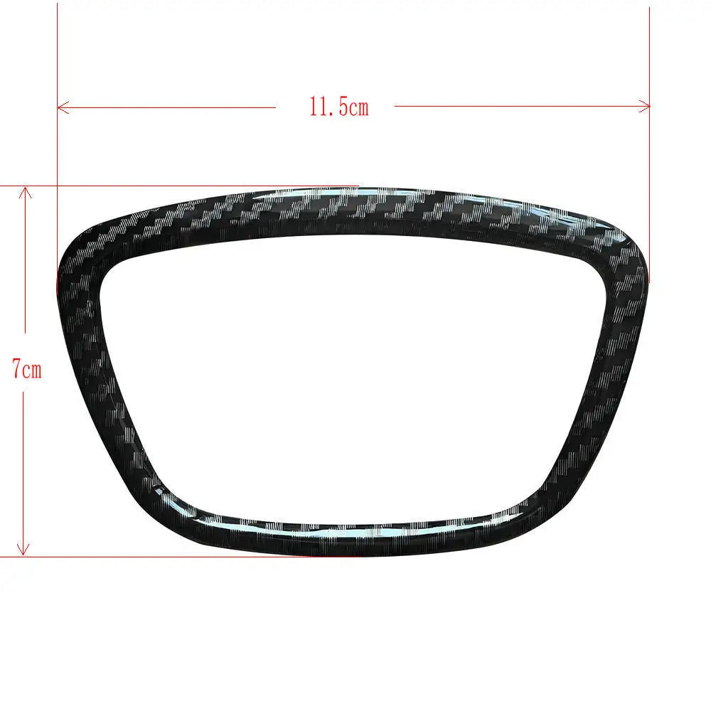 Car Accessories For Audi A3 A4L A7 A6L A8 Q3 Q5 Q7 ABS Auto Steering Wheel Center Panel Logo Frame Circle Sticker Cover Trim