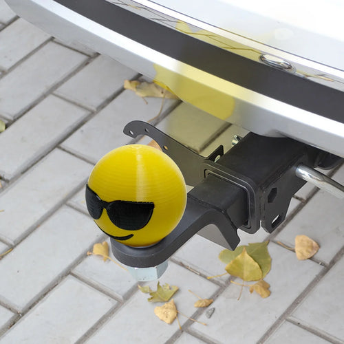 1pcs Towing Hook Cover Cap Trailer Ball Cover Tow Bar Cap Universal Hitch Trailer Protect for Trucks SUVs Car Accessories