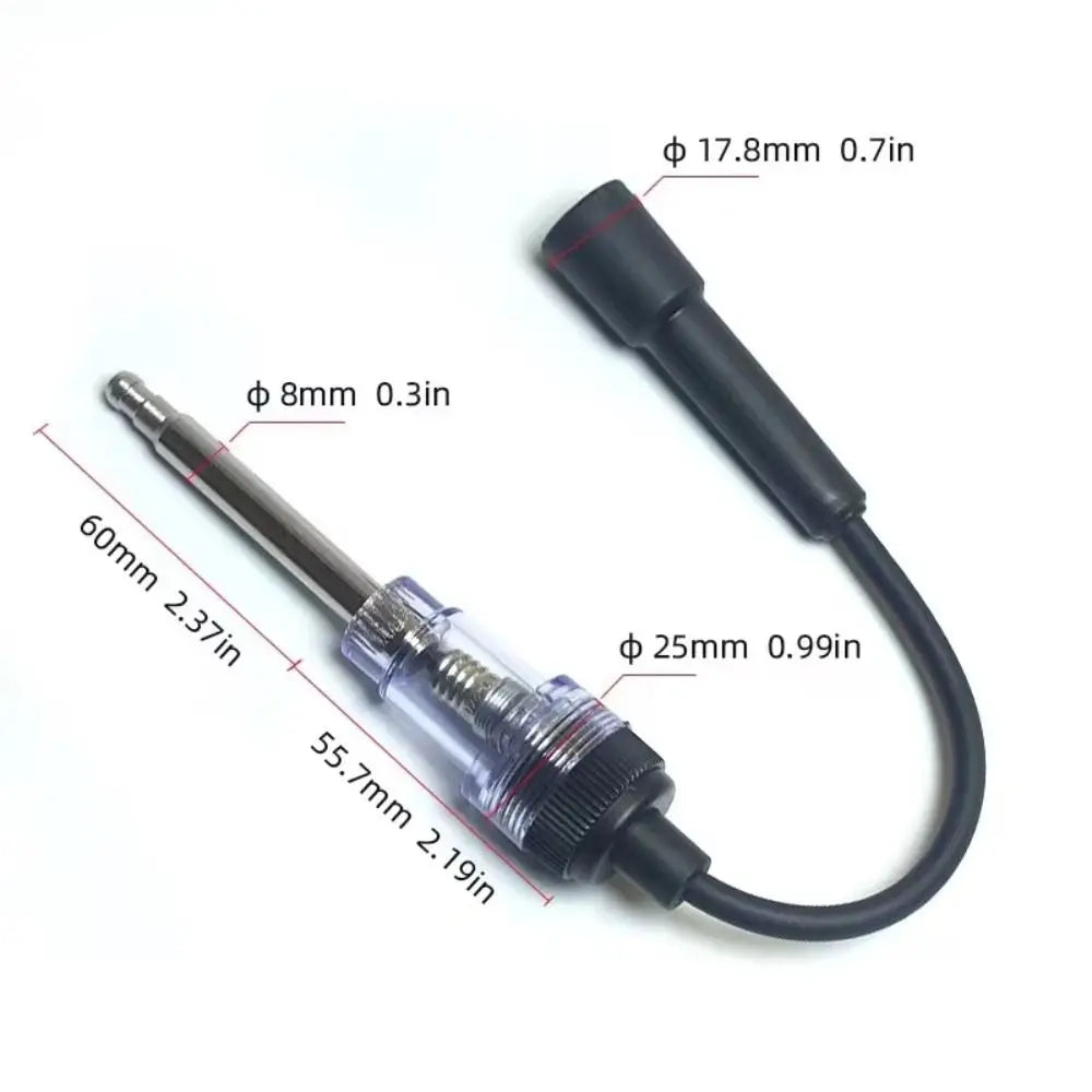 Simple and Easy To Use Spark Plug Engine Ignition Tester Indispensable Metal Universal Spark Tester Plastics Rugged and Durable