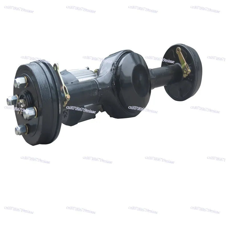 Conjunto de eje trasero de triciclo eléctrico Diferencial Freno mecánico Modificación de freno de tambor Integrado dividido