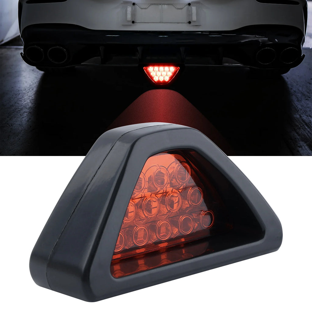 LED Third Brake Light  Universal F1 Style Pilot Driving Lights DRL Strobe Rear Stop Tail Light Fog Light 12V Motocycle Auto Car