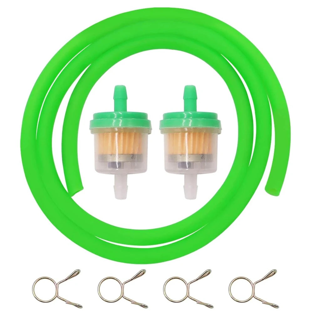 5mm Gas Fuel Filter Hose Tube Line for ATV Motorcycle Dirt Bike Go Kart Moped Pocket Bike Tao Tao Scooter with Fuel Filter