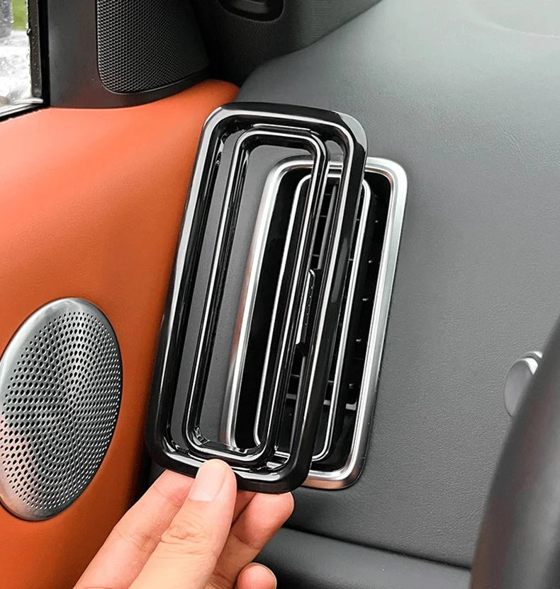 For LiXiang L6 L7 L8 L9 Car Dashboard Front AC Air Conditioning Outlet Vents Frame Cover Anti-reflective Trim Accessories