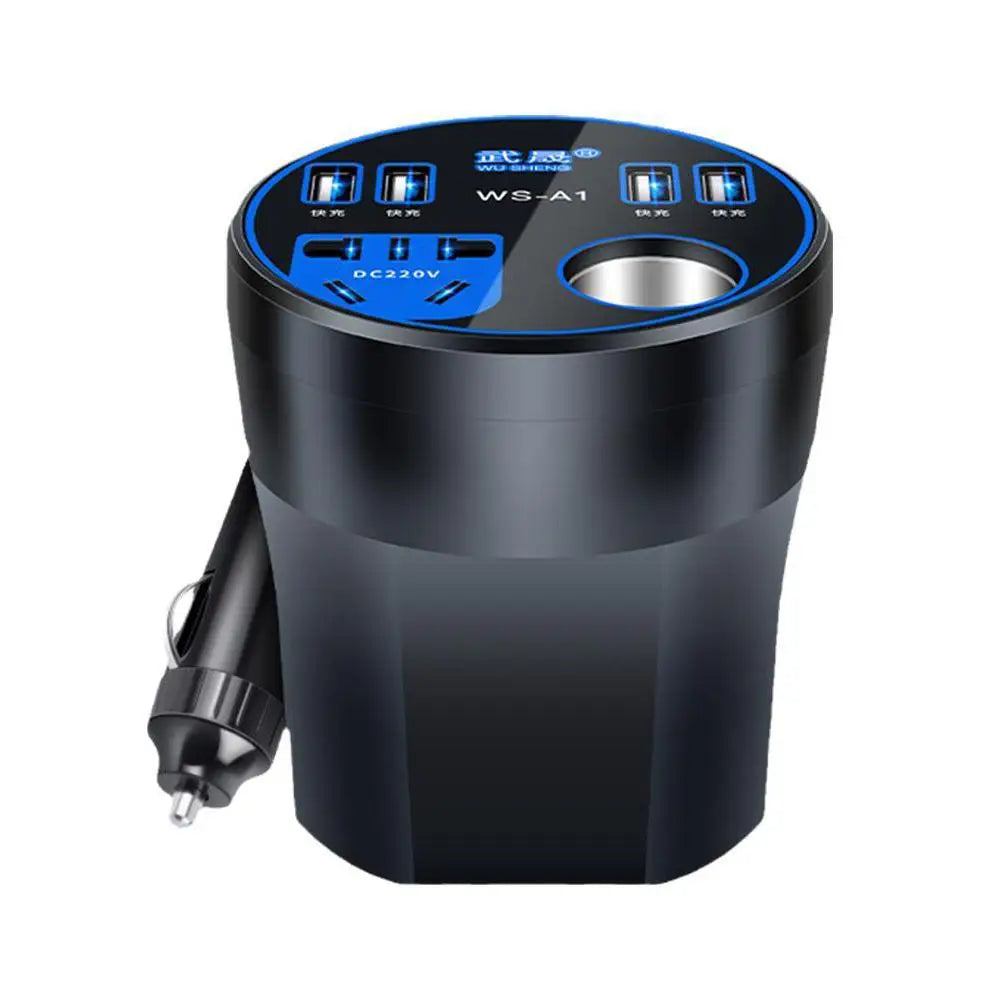 Car Power Inverter 12V/24V TO 220V Converter Type-C Socket Charger Car Converter Power 3.1A Charger Multi-function A6Q1