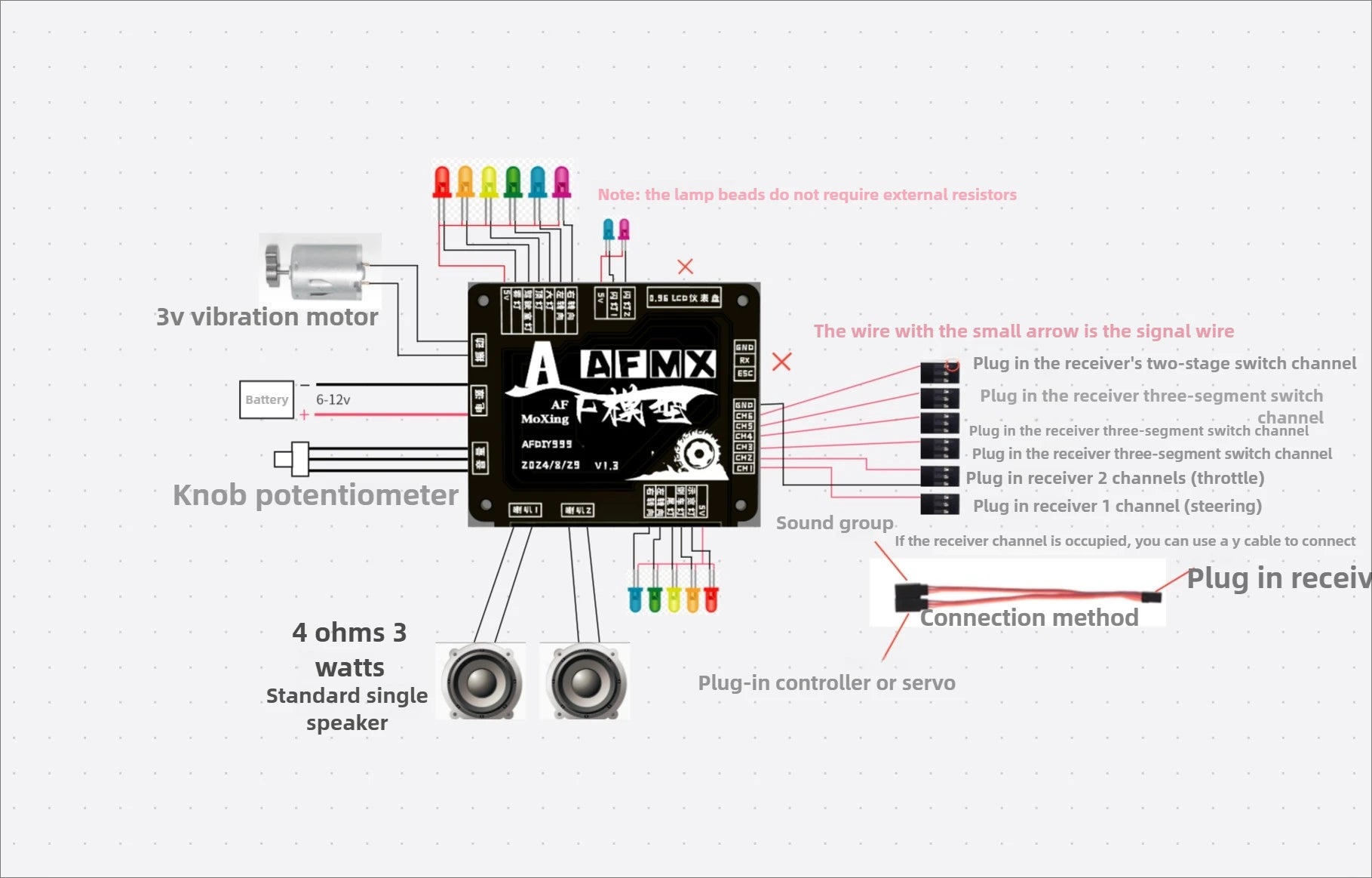 Accesorios de grupo de sonido de simulación para camión volquete RC Tamiya 1/14 SCANIA 770S VOLVO 750 Mercedes-Benz ACTROS MAN Juguetes Piezas de coche