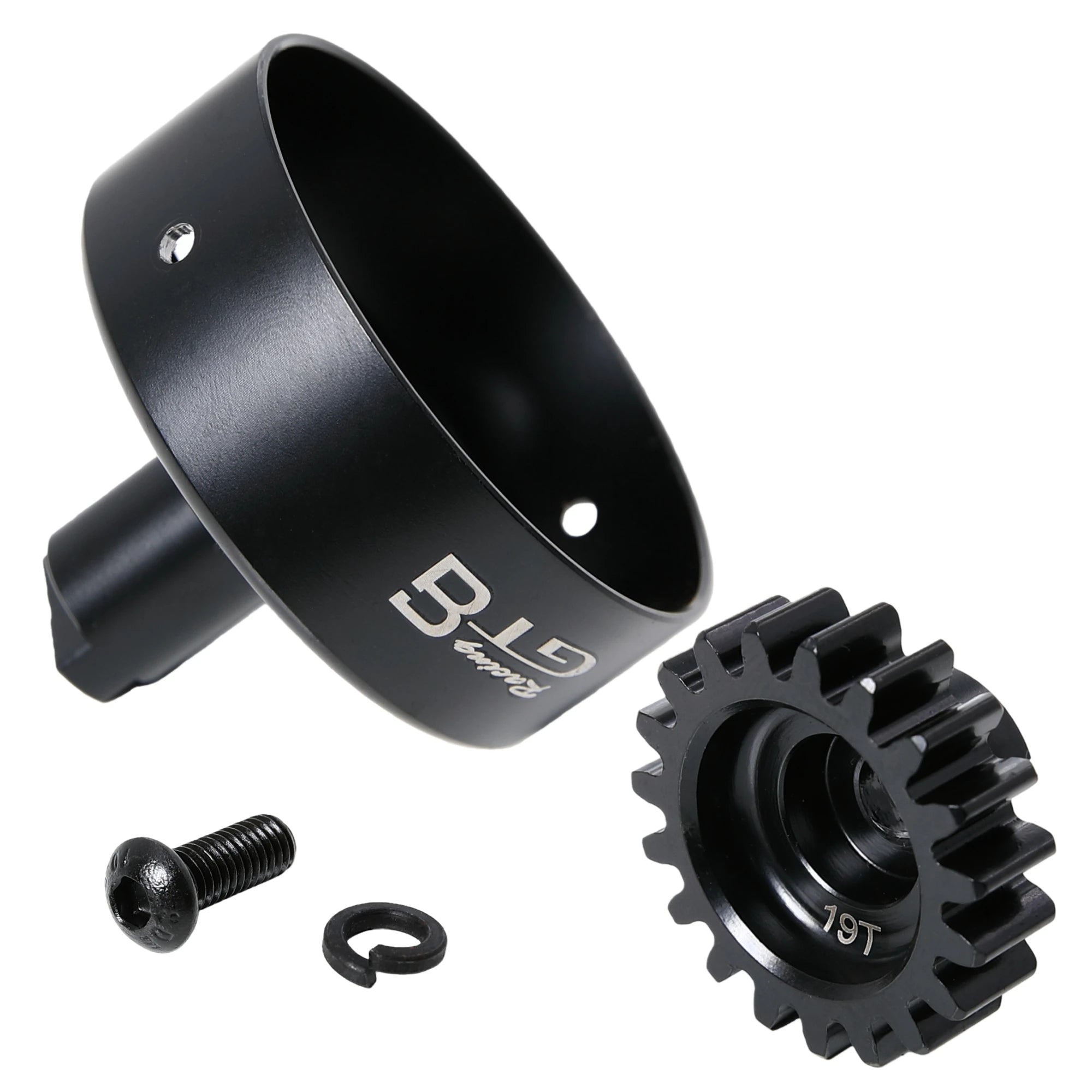 GTBRacing RC Car 1/5 LOSI 5IVE T Steel Engine Clutch Bell  with Gear Set Upgrade Part