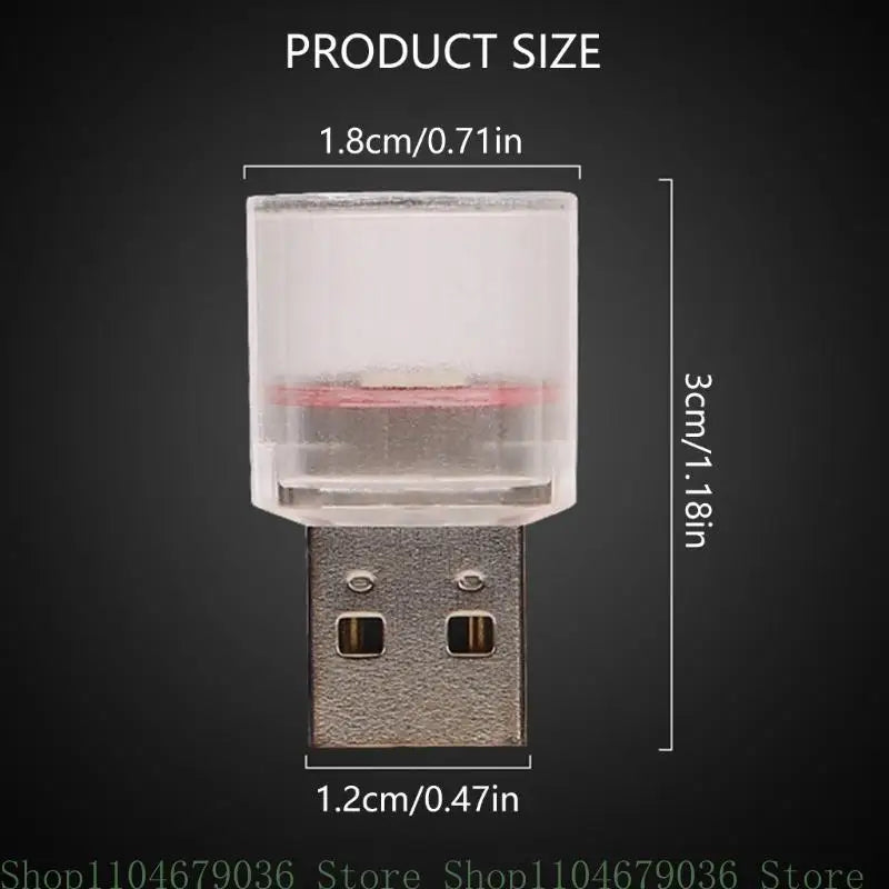 LED Car Light USB Interfaces Easy to Install Suitable for Personalizing & Cozy Vehicle Ambiances