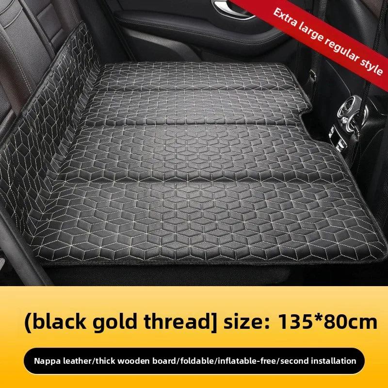 Rear Seat Sleeping Pad Non-Inflatable Car Bed Mattress Adjustable Folding Camping Mattress for Van SUV Truck
