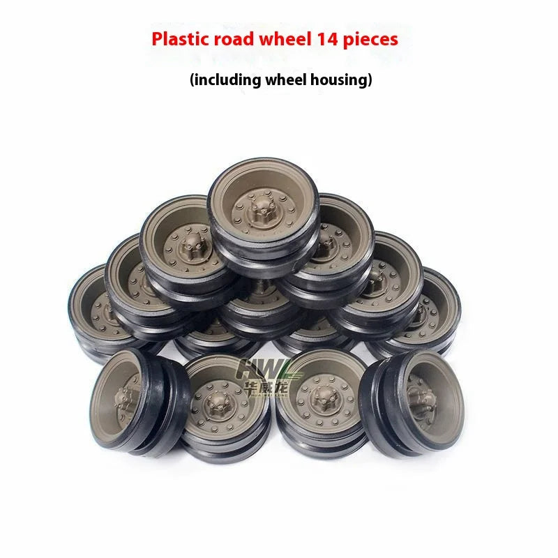 Henglong 3838-1m26 Tank Accessories Car Shell Plastic Track Drive Induced Road Wheel Rocker Arm Complete Set Of Accessories