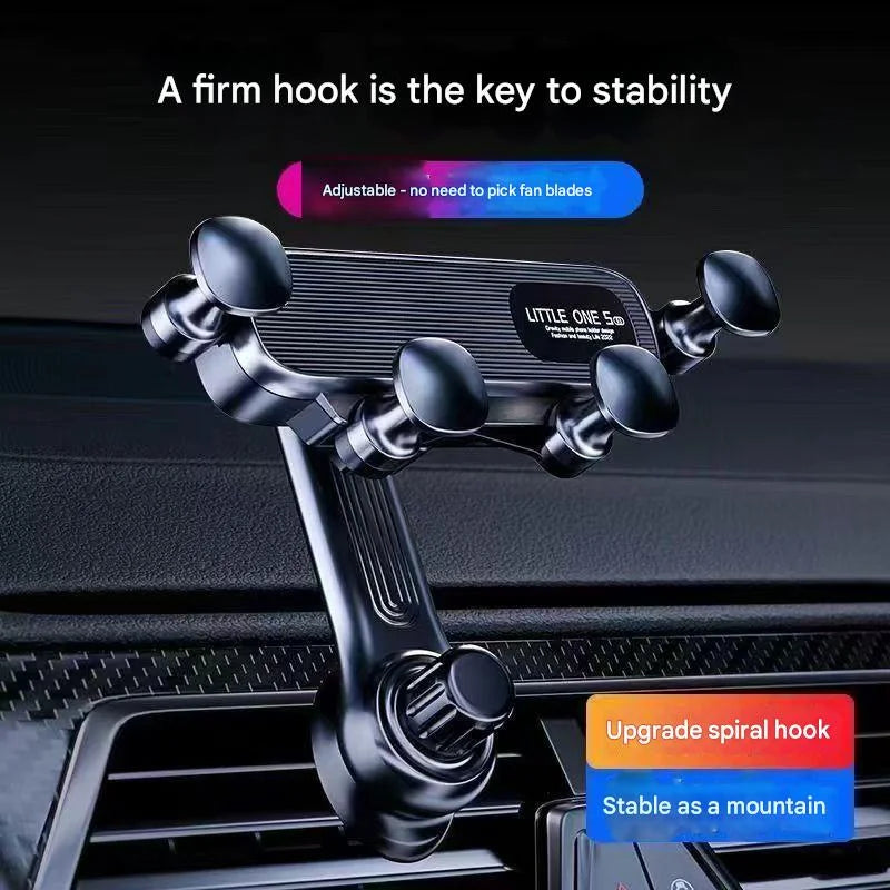 Car phone holder instrument panel air outlet base universal center console air conditioning outlet hook accessories car rack
