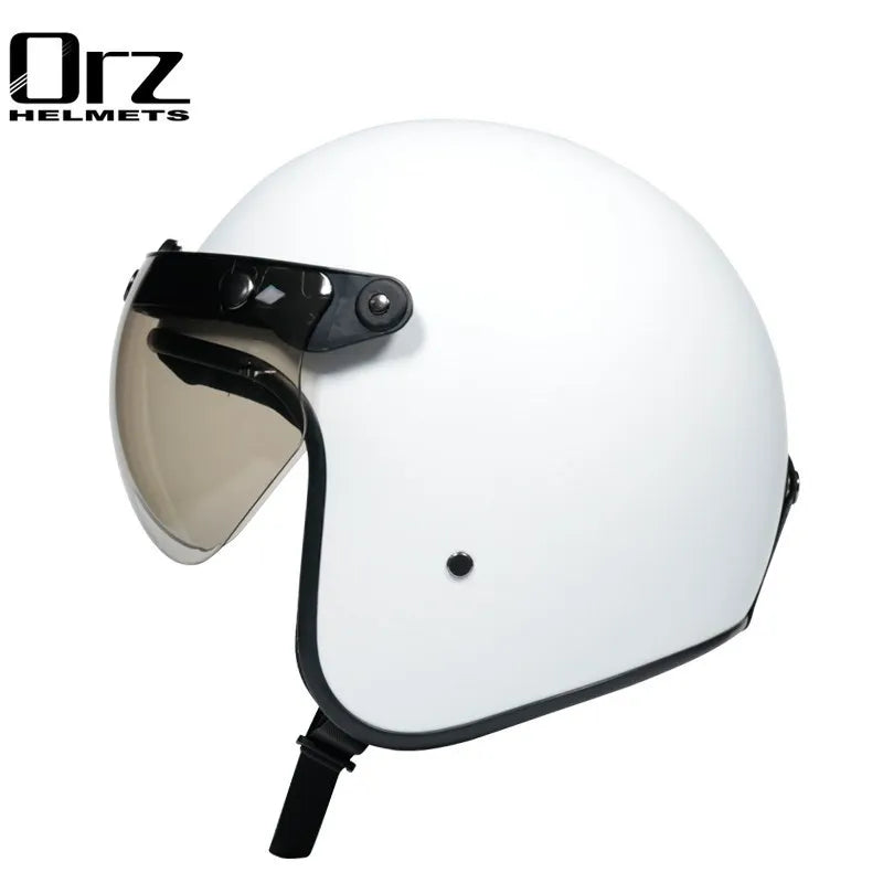 Motorcycle Helmet Motocicleta Cacapete Casco Casque  Retro open face helmet 3/4 moto casco DOT approved