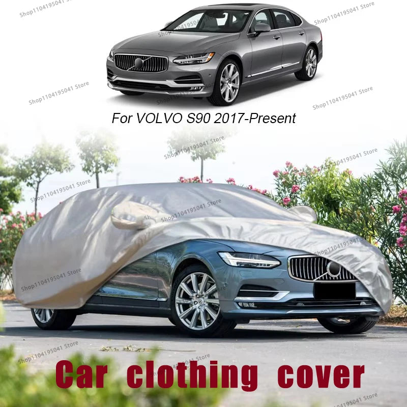 Car Cover For VOLVO V90,S60,S90,V40,V60 Auto Dustproof Anti-Rain Snow WaterproofCar cover Oxford clothing