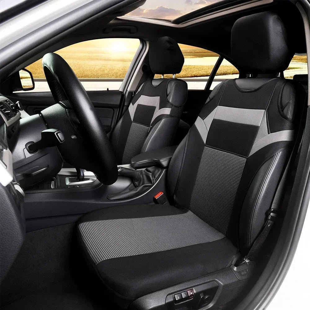 Universal Car Seat Cover Jacquard Fabric Cushion Cover Vest Model Seat Cover Car Interior Supplies