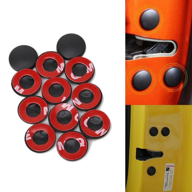 12PCS Car Interior Accessories Door Lock Screw Protector Covers Trim Decor F19A