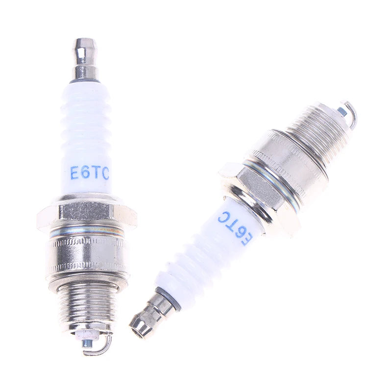 (Summer6) 1/3 piezas de bujía de encendido E6TC para motocicleta, nueva, para scooter, ciclomotor, repuesto de pieza de encendido, accesorios