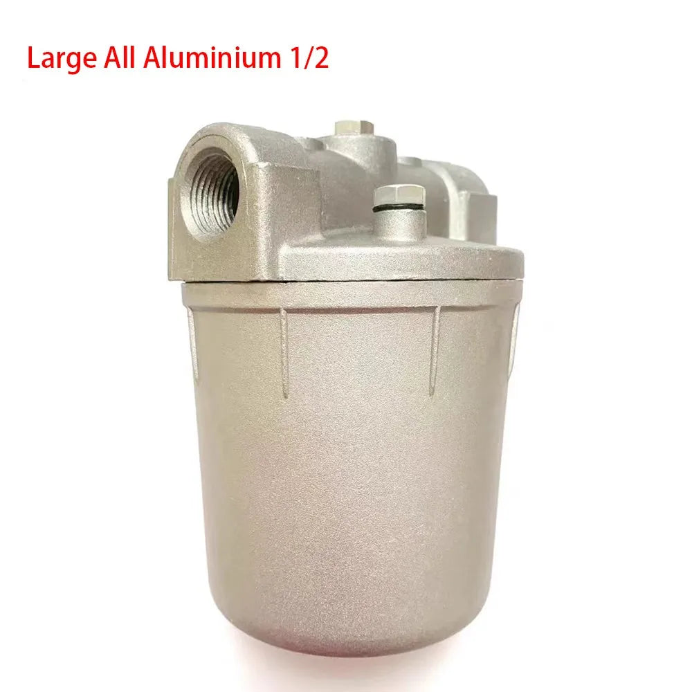 Oil Filter for Oil Burners Aluminium, Clear P.C. Cup 1/4‘ 3/8’1/2’ 3/4’1’Small Diesel Filter for 25L/H Boilers