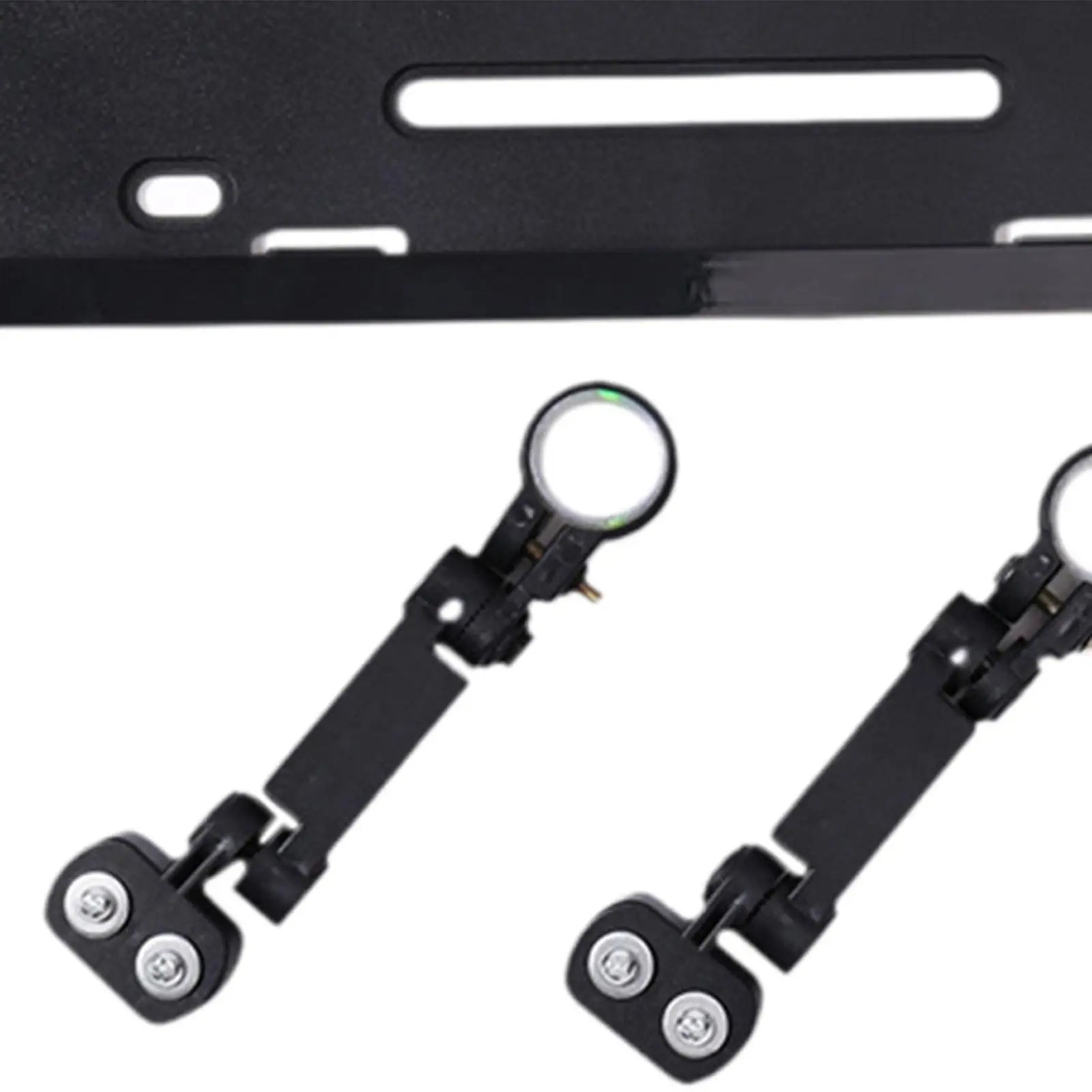 Auxiliary License Plate Holder 17.8x6.3inch Universal Accessory for Car External Rear Racks Simple Assembly