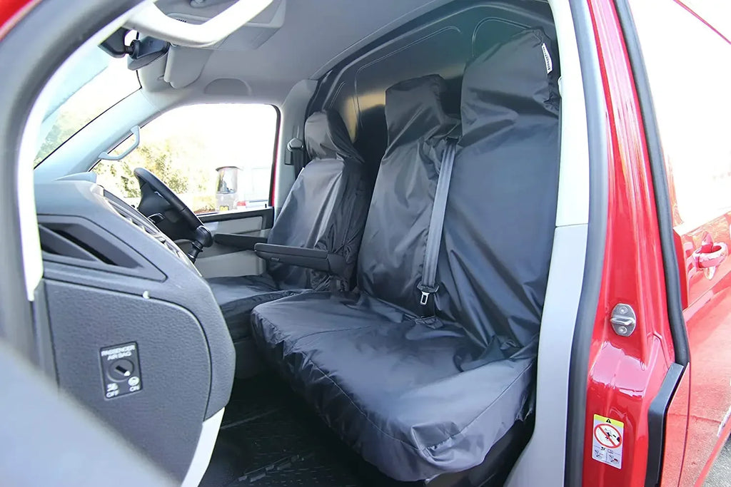 Waterproof Polyester Universal Seat Cover Front Car Van Seat Covers Protectors Nonslip Backing Dust-Proof for Cars Seat Covers