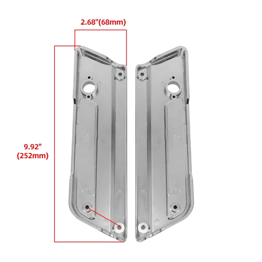 Motorcycle Accessories Saddlebag Latch Cover ABS For Harley Touring Electra Street Glide Road King FLH FLT FLHR FLTR 1993-2013