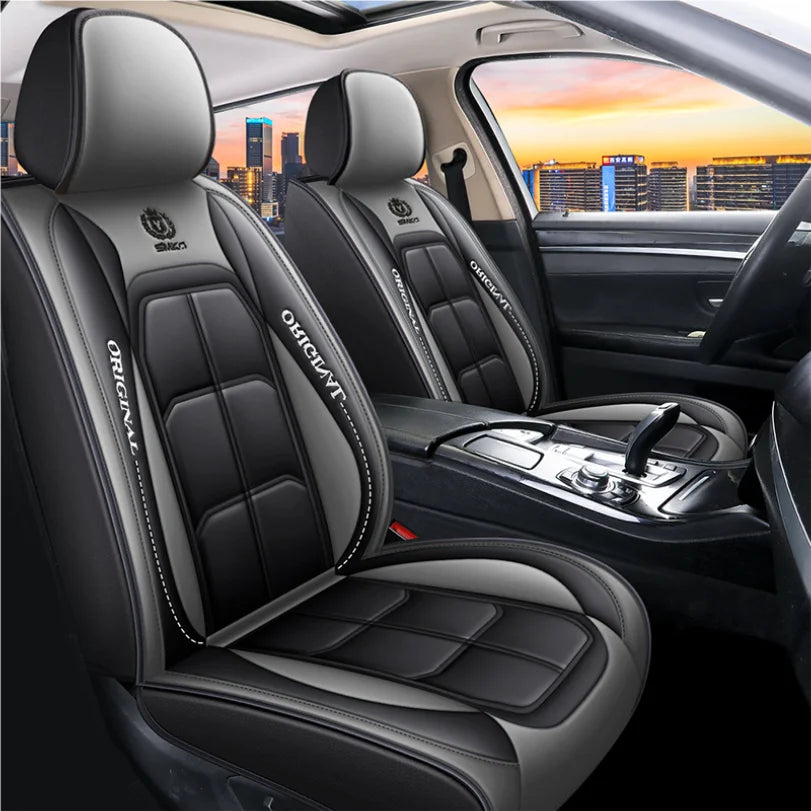 Car seat cushion full surround all season universal leather seat cover wear-resistant, dirt resistant, breathable car seat cover