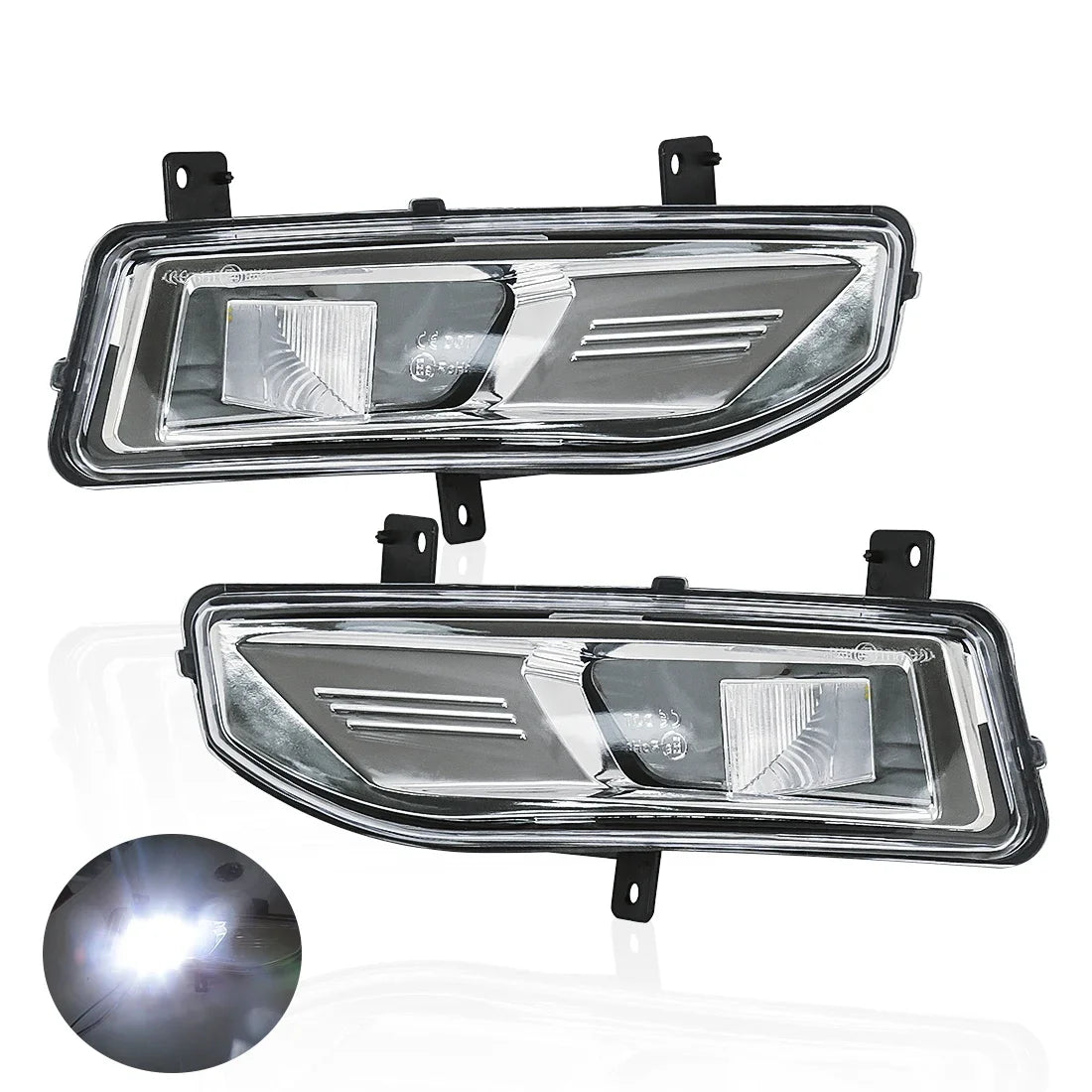 Car LED DRL For Nissan Sentra 2020 Xtrail Rogue Kicks 2017 2018 2019 2020 Qashqai 2019 2020 Daytime Running Lights Fog Lamps 12V