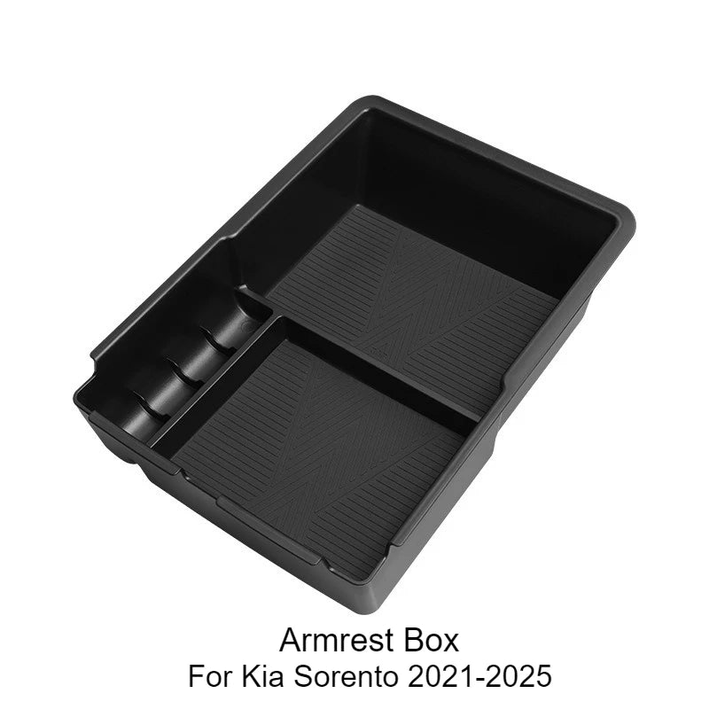 For Kia Sorento 2021-2025 Armrest Box Car Interior Accessories Organizer Storage Case in Front of Central Console Storage Box