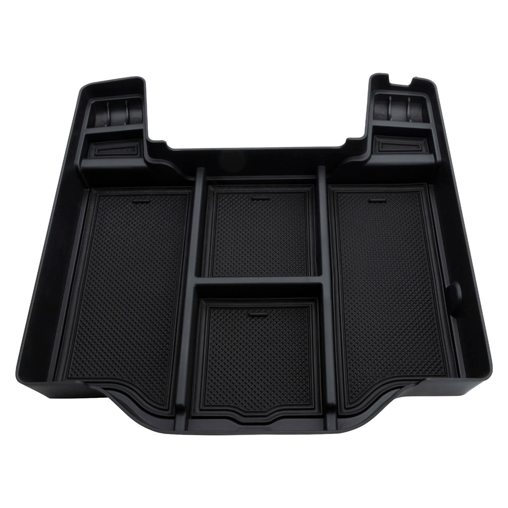 Car Center Console Organizer For Dodge RAM 1500 2500 3500 2019- 2022 Black Car Central Armrest ABS Secondary Storage Box