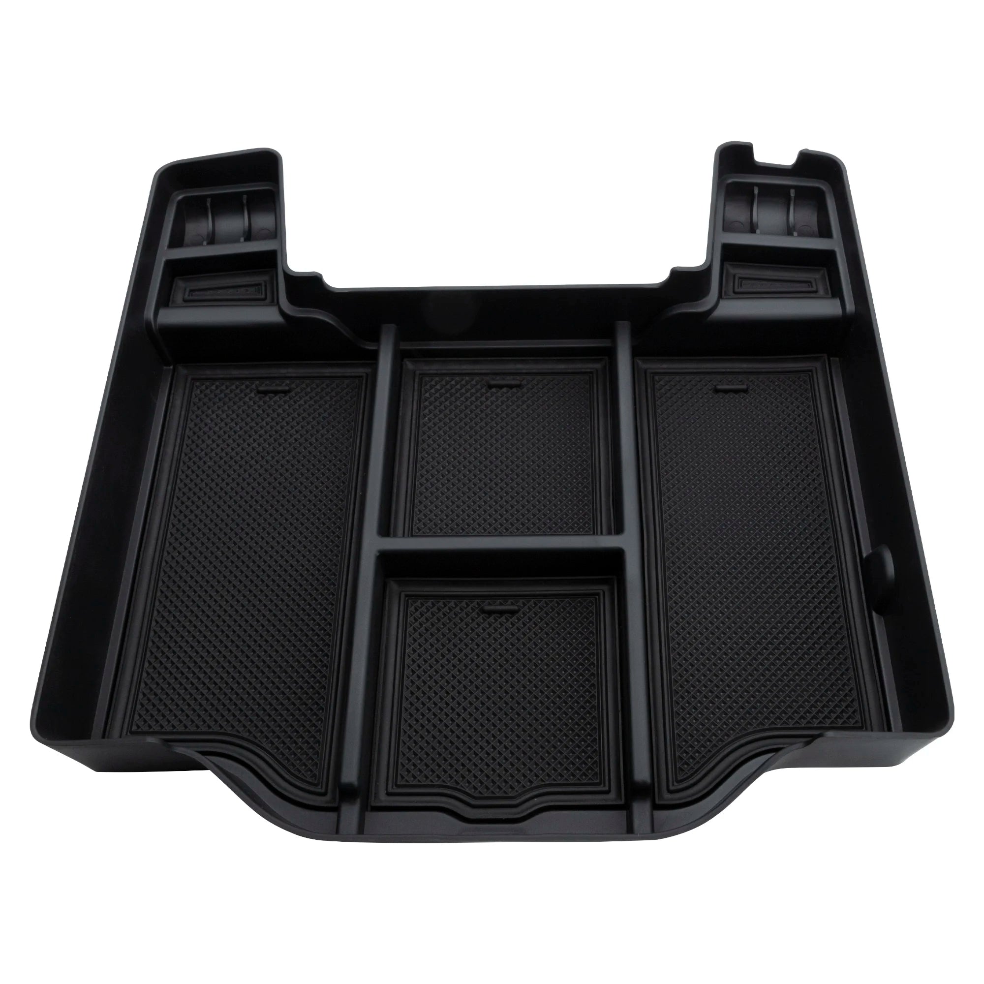 Car Center Console Organizer For Dodge RAM 1500 2500 3500 2019- 2022 Black Car Central Armrest ABS Secondary Storage Box