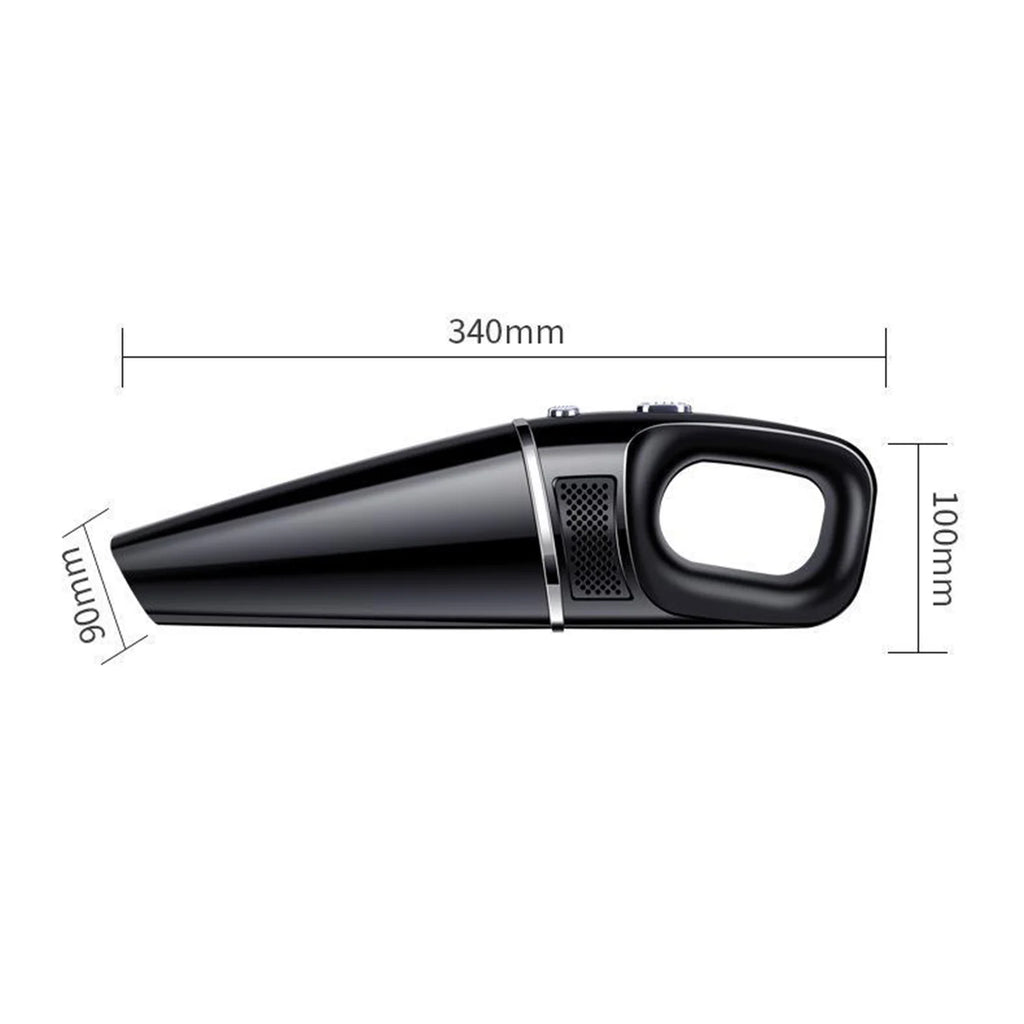 1Set Wireless Car Vacuum Cleaner USB Charging Model 120W 20000Pa Low Noise Operation Powerful Suction For Car Home Dual Use