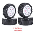 4 Pcs 88mm Buggy Tires Wheel Tyre for 1/10 Wltoys 104001 Tamiya TT-02B DT-02 RC Car Off Road Rally Racing Rims Upgrades Parts