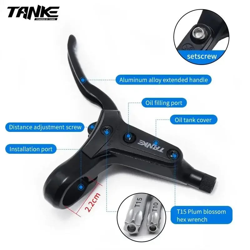 Road bike brakes,road Bicycle brakes hydraulic direct Calipers,TANKE FLAT MOUNT Oil Pressure Disc Brake,Double Piston Brake Part