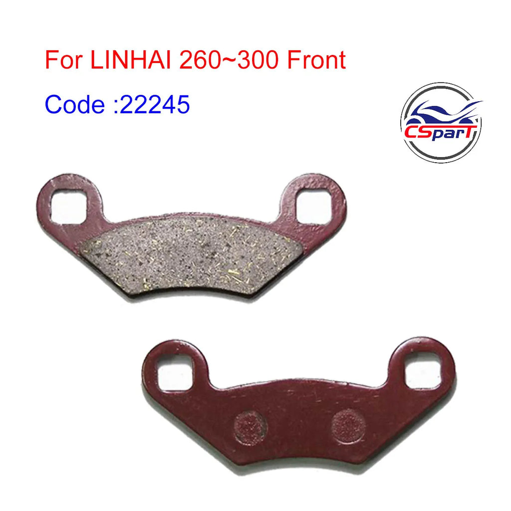Pastillas de freno delanteras y traseras para LINHAI 260cc 300cc ATV UTV Buggy 4x4 22111 22245 32176F