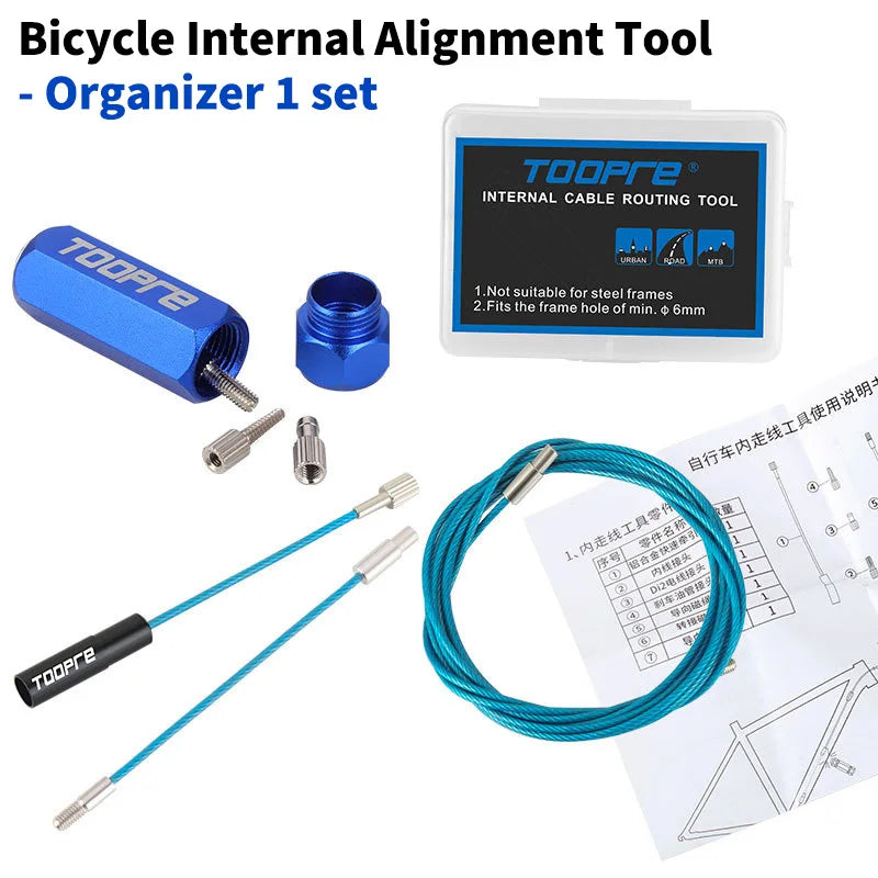 Bicycle Frames Mountain MTB Road Cycling Brake Shift Hydraulic Inner Wire Install Guide Tool Bike Internal Cable Routing Kit