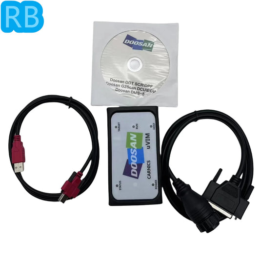 For Doosan Diagnostic Tool Uvim Excavator Forklift Engine Tester Ddt Scr Dpf Dcu Ecu Scanner Fault Detection