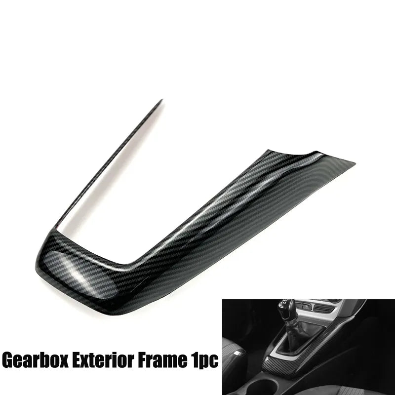 Accesorios de estilo de coche, embellecedor decorativo de fibra de carbono para Ford Focus 3 mk3 Sedán Hatchback 2012-2014