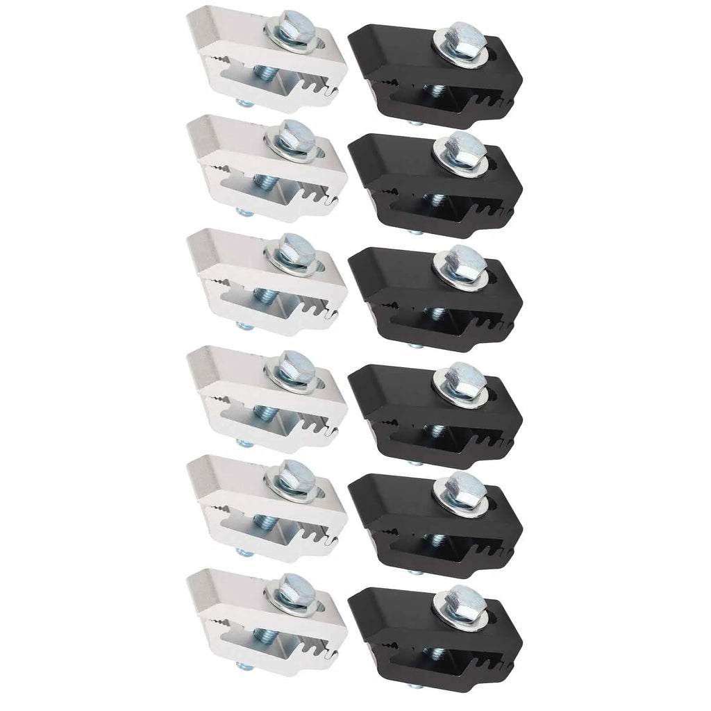 6Pcs/Set Aluminum Truck Bed Mounting Clamps Fasteners Kits 1112514 For Trucks Roof Covers And Camper Accessories