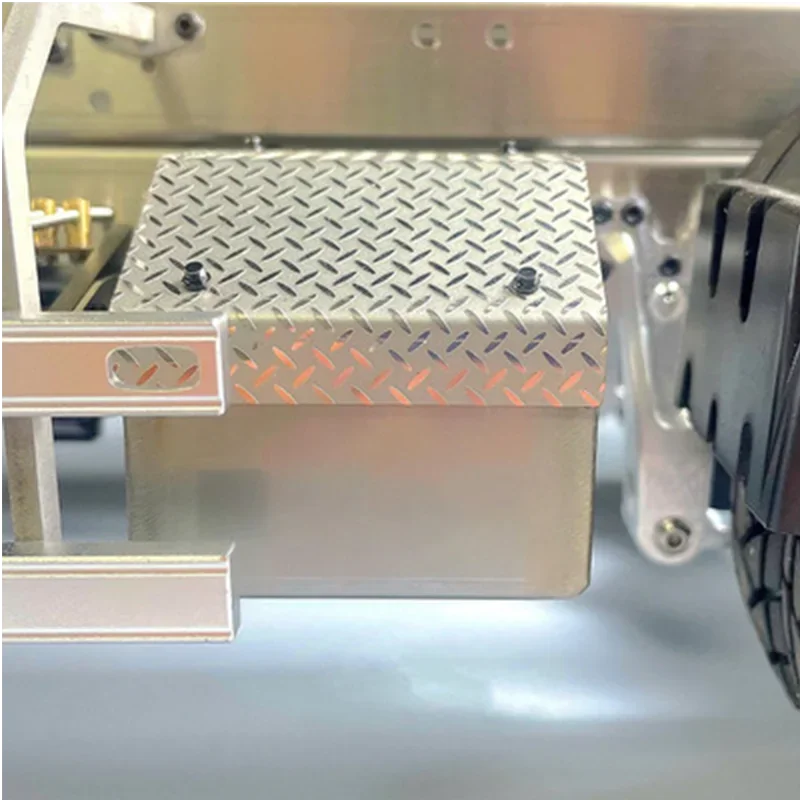 1/14 Drag Head Mud Head Simulation Metal Wiring Toolbox DIY Beam Decoration For Tamiya Lesu For Scania Man Parts