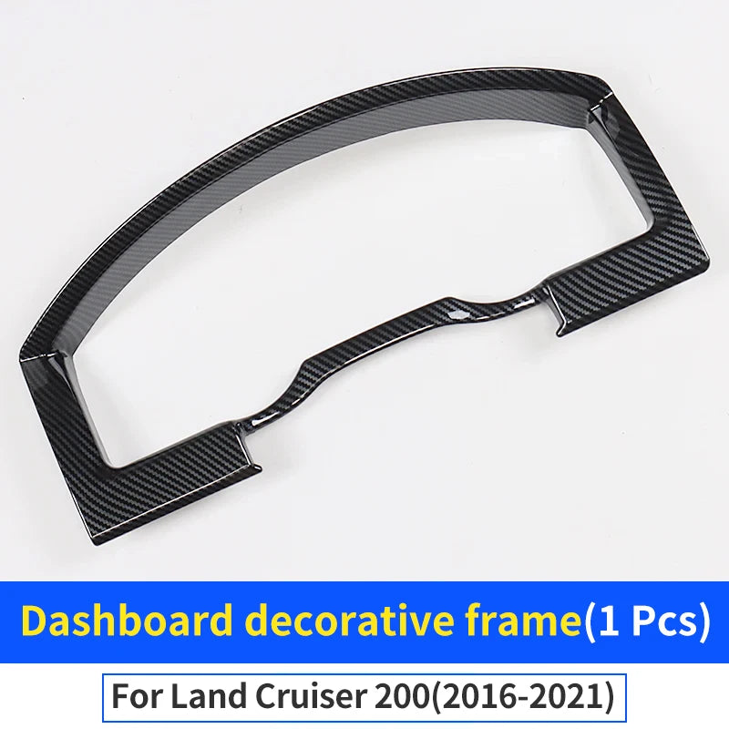 For 2008-2021 Land Cruiser 200 LC200 Interior Design Accessories Upgrade Decorative Car Door Carbon Fiber Texture Handle Panel